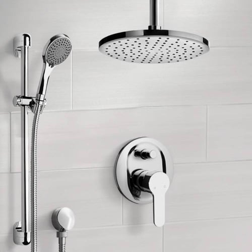 Ceiling Rain Shower System with Handheld, Rain Shower Head, Shower Faucet Set Ceiling Rain Shower System with Handheld, Rain Shower Head, Shower Faucet Set Remer SFR48